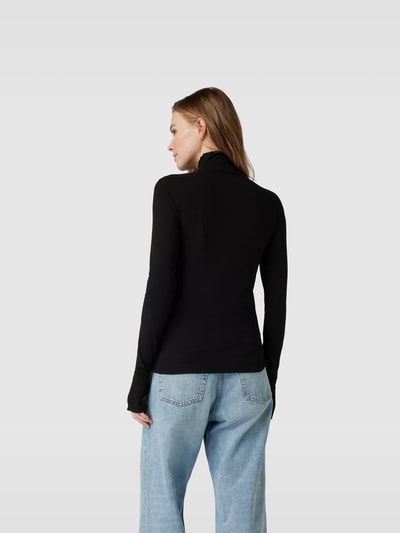 Filippa K Longsleeve in Ripp-Optik Black 5