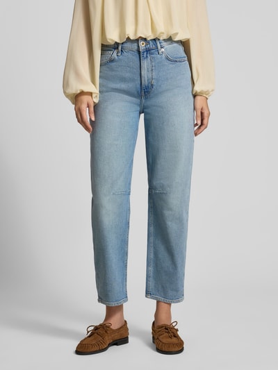 Garcia Barrel Fit Jeans aus Baumwoll-Mix Modell 'Chyla' Blau 4