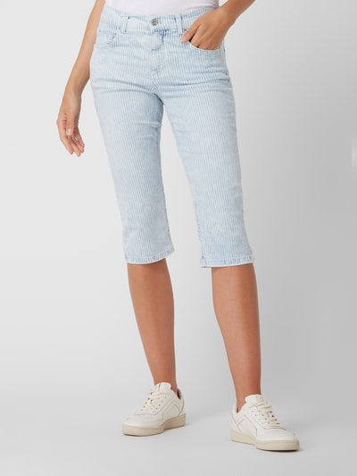 Angels Slim fit capri-jeans met stretch, model 'Ana' Lichtblauw gemêleerd - 4