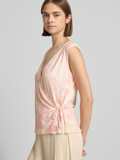 OH APRIL Blusentop in Wickel-Optik Modell 'Solin' Rosa Melange 3