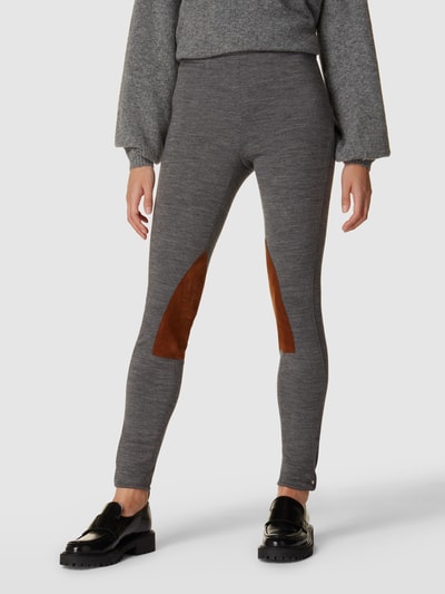 Polo Ralph Lauren Leggings aus Woll-Mix mit seitlichem Reißverschluss Mittelgrau 4