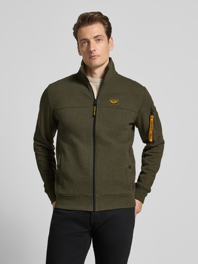 PME Legend Sweatjacke mit Reißverschluss Oliv 4