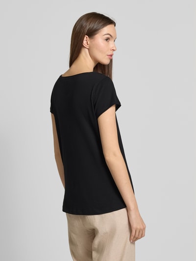 Tom Tailor T-shirt o kroju regular fit z czystej bawełny Czarny 5