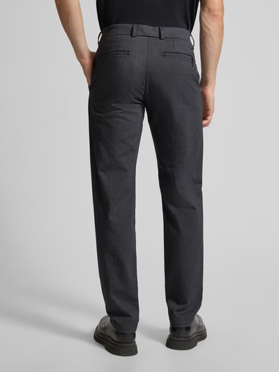 Cinque Slim fit stoffen broek met achterzakken, model 'Brody' Middengrijs - 5