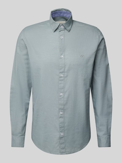 Tom Tailor Regular Fit Freizeithemd aus Chambray Mint 2