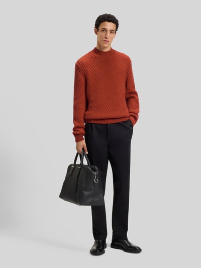 BOSS Regular Fit Strickpullover aus reiner Schurwolle Modell 'C-HELETTO' - BECKHAM x BOSS Orange 1