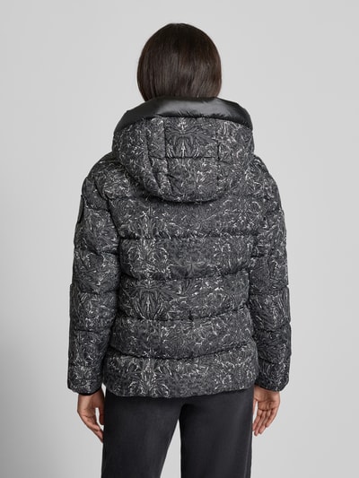 Blauer Usa Daunenjacke mit Zweiwege-Reißverschluss Modell 'CARMEL' Black 5