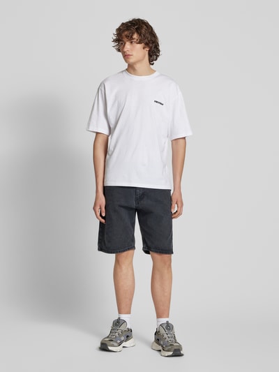 REVIEW Szorty jeansowe o kroju baggy fit z 5 kieszeniami Czarny 1