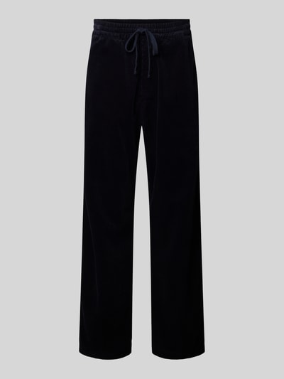 Carhartt Work In Progress Corduroy broek met elastische band, model 'FLOYDE' Marineblauw - 2