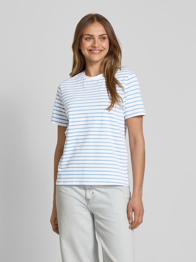 Vila T-Shirt mit Rundhalsausschnitt Modell 'NORA' Hellblau 4