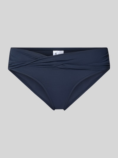 Produktfoto, Bikini-Slip mit Raffungen von Seafolly, granatowy, materiał z domieszką stretchu, dopasowany krój, drapowania