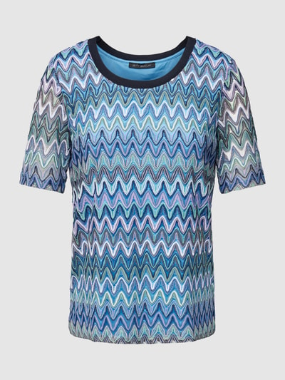 Betty Barclay T-shirt met zigzagmotief Blauw - 2