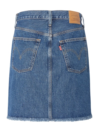 Levi s Jeansrok met gerafelde zoom Water Less in donkerblauw online kopen P C