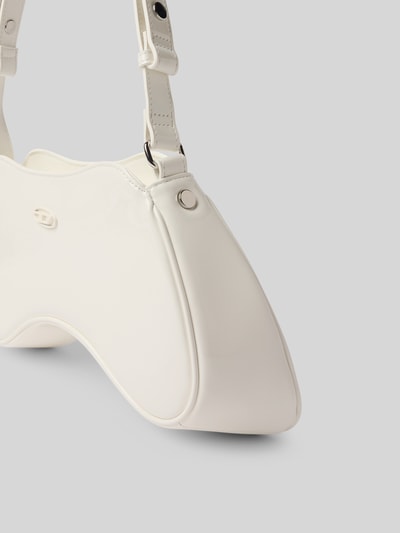 Diesel Handtasche mit Label-Detail Ecru 3