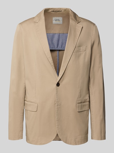 camel active 2-knoops colbert met reverskraag Beige - 1