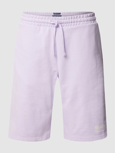 MCNEAL Sweatshorts met labelprint Paars - 2