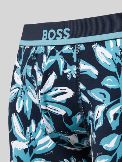 BOSS Regular Fit Trunks aus Baumwoll-Mix Hellblau 2