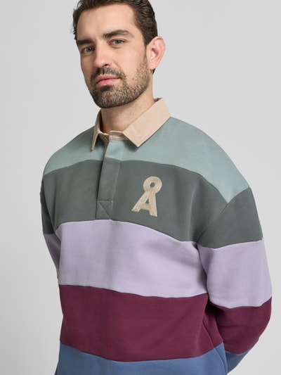 Armedangels Oversized Poloshirt aus reiner Bio-Baumwolle Hellgruen 3