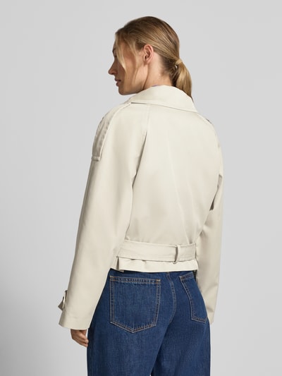 MANGO Regular Fit Jacke aus Baumwoll-Mix Modell 'Lipa' Beige 5