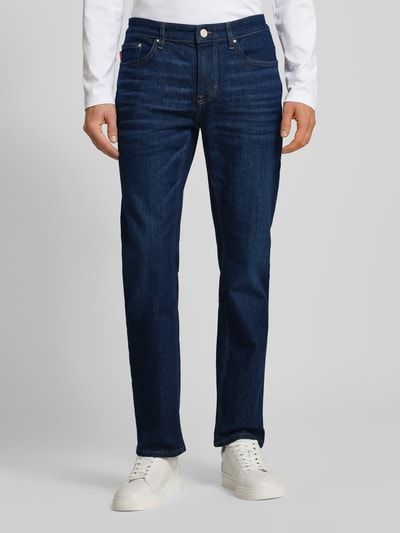 JOOP! Jeans Modern fit jeans in 5-pocketmodel, model 'Mitch' Donkerblauw - 4