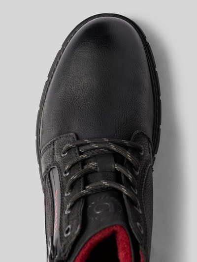 bugatti Boots aus Leder-Textil-Mix mit Reißverschluss Modell 'Mate' Black 3