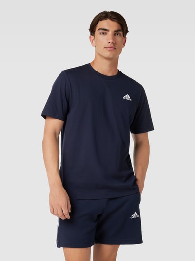 ADIDAS SPORTSWEAR T-shirt z wyhaftowanym logo Granatowy 4