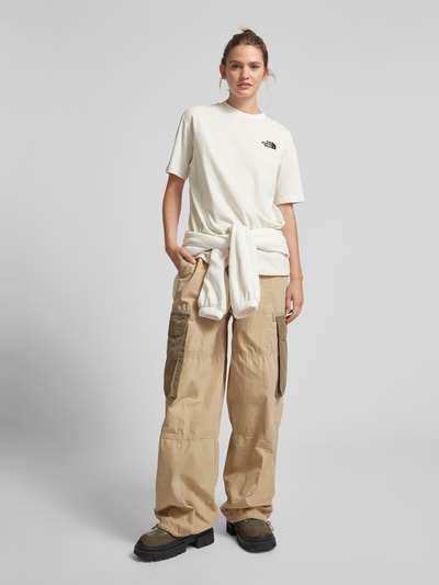 The North Face Oversized T-Shirt mit Logo-Stitching Offwhite 1