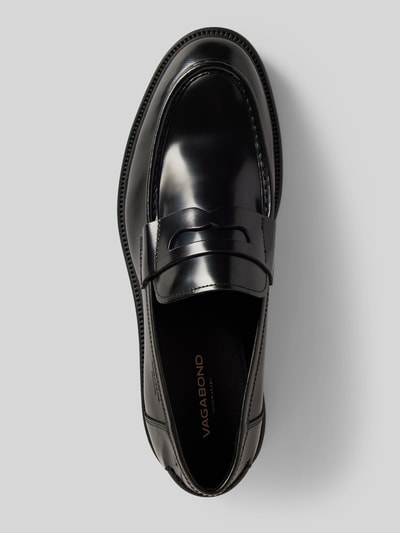 Vagabond Penny loafers van leer, model 'ALEX' Zwart - 4