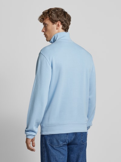 Lacoste Gebreide pullover met opstaande kraag Lichtblauw - 5