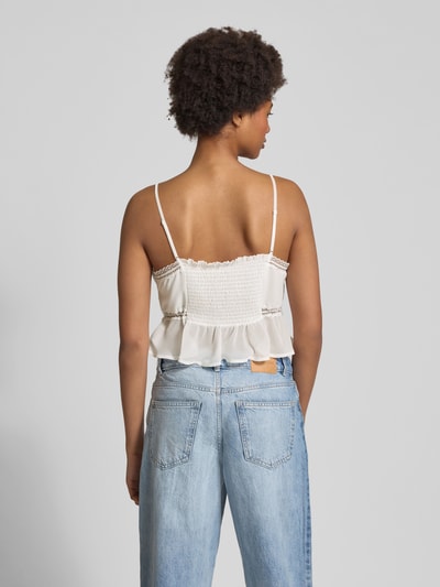 Noisy May Blusentop mit Häkelspitze Modell 'FAIRY' Weiss 5