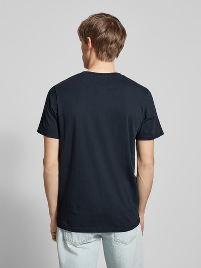 Superdry Relaxed fit T-shirt met labelprint Donkerblauw - 5