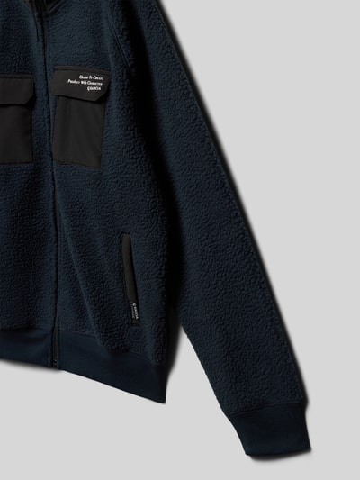 Garcia Jacke aus Teddyfell Dunkelblau 2