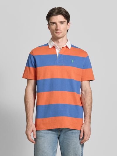 Polo Ralph Lauren Koszulka polo z czystej bawełny w kroju regular fit model 'SSRUGBYM13' Pomarańczowy 4