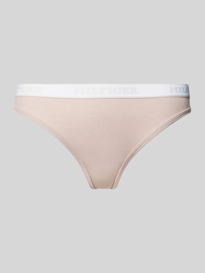 TOMMY HILFIGER String mit elastischem Logo-Bund Rosa 1