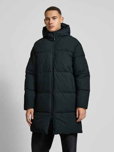 Jack & Jones Steppmantel mit Kapuze Modell 'VESTERBRO' Petrol 4