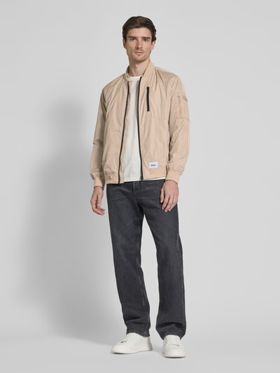 khujo Jacke mit Stehkragen Modell 'Beki' Beige 1