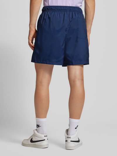 Nike Sweatshorts met labelstitching Marineblauw - 5