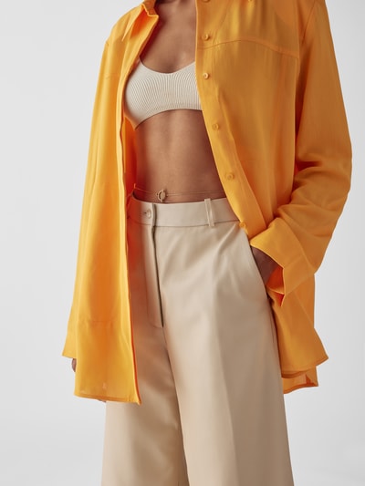 Jacquemus Hemdbluse aus Viskose Orange 3