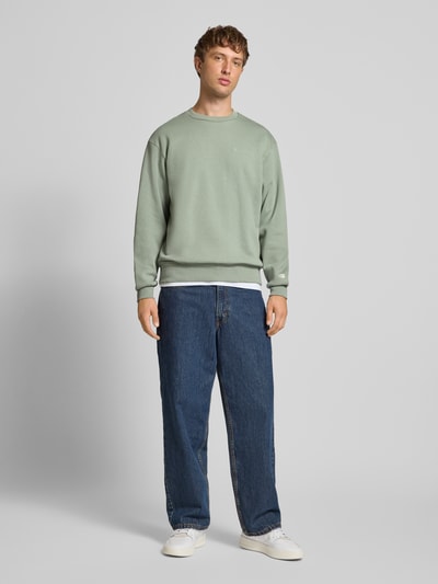 CHAMPION Sweatshirt met labelstitching Lindegroen - 1