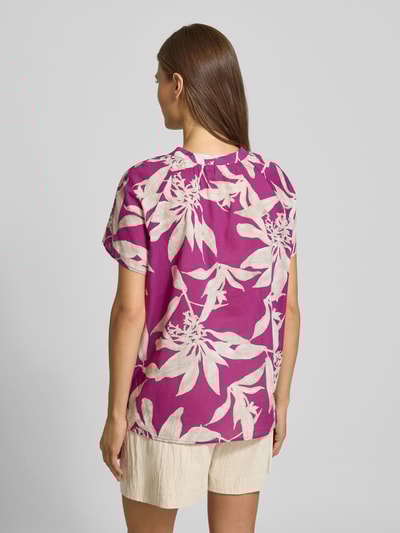 Marc O'Polo Regular Fit Blusenshirt aus reiner Baumwolle Fuchsia 5