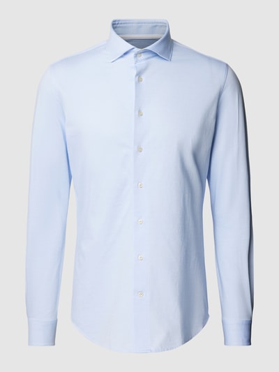 Profuomo Business-Hemd mit Knopfleiste Modell 'CUTAWAY' Bleu 2