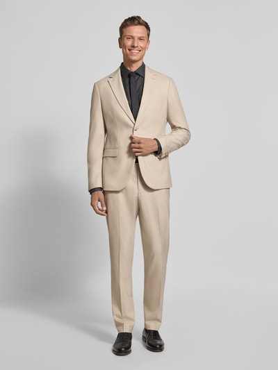 Jake*s Slim Fit Business-Hemd mit Kentkragen Anthrazit 1