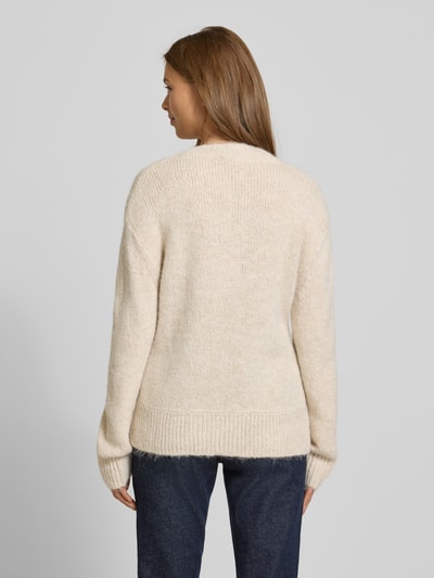 Tom Tailor Regular Fit Strickpullover mit Woll-Anteil Sand 5