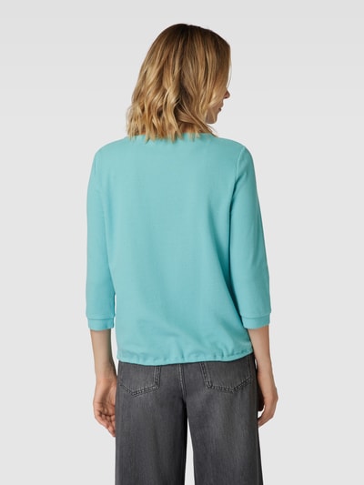 Tom Tailor Pullover mit 3/4-Arm und Tunnelzug Mint 5