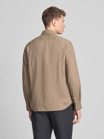 Marc O'Polo Regular Fit Freizeithemd aus reinem Leinen Beige 5