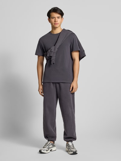 DEUS EX MACHINA T-shirt met labelstitching en ronde hals Zwart - 1