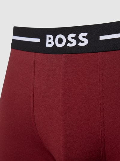 BOSS Trunks mit Stretch-Anteil im 3er-Pack Bordeaux 2