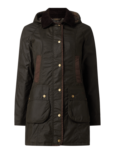 Barbour Parka aus gewachster Baumwolle Modell 'Bower'  Oliv 1