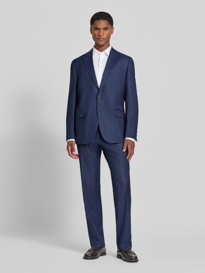 Christian Berg Men Regular Fit 2-Knopf-Sakko mit Viskose-Anteil Blau 1