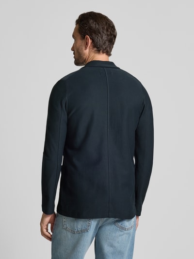 Marc O'Polo Regular Fit Sweatjacke aus reiner Baumwolle Marine 5